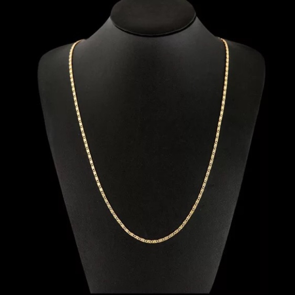18 k gold plated necklace